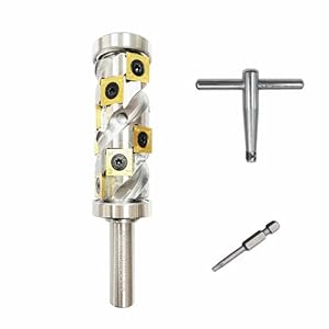 YANSYUAN Fräser mit 12 Hartmetall-Einsätzen