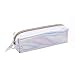 Produktbild Vikenner Schüler Mäppchen Federtasche Studenten Federmäppchen Mädchen Bleistiftbeutel Kosmetiktasche stifte mäppchen Studentenbedarf Schreibwaren Griffelmappe Silber Reflektierender Cooler PU