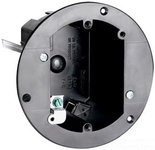 Pass & Seymour C118WGAC Thermoplastic Old Work Ceiling Box 3-3/4 Inch x 2-11/16 Inch 18 Cubic-Inch Slater