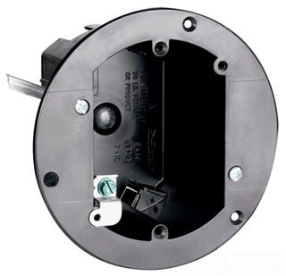 Pass & Seymour C118WGAC Thermoplastic Old Work Ceiling Box 3-3/4 Inch x 2-11/16 Inch 18 Cubic-Inch Slater