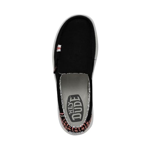 Image of HEYDUDE Women's Misty Rise Slip On Loafers | Woven Textile Platform