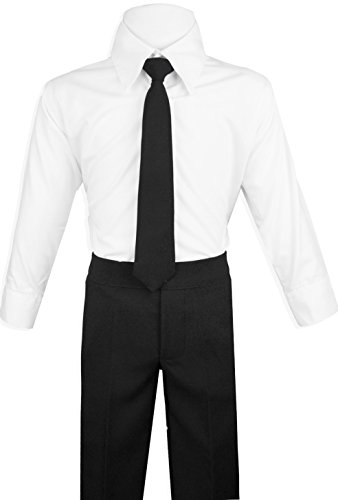 Black n Bianco Boys Suit with Tie for Toddlers and Infants3