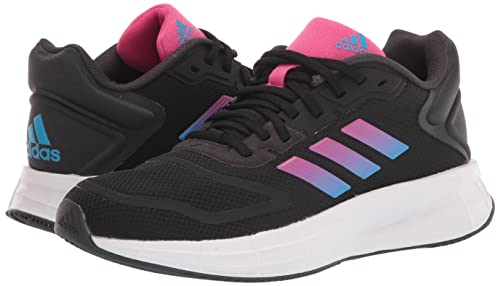 Image of adidas Women's Duramo 10 Running Shoe, Black /Pulse Blue /Team Real Magenta, 7.5