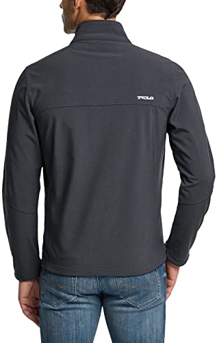 TSLA Men's Full-Zip Softshell Winter Jacket, Waterproof Fleece Lined Athletic Jacket, Outdoor Sport Windproof Jackets2