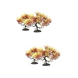 Plantes d'aquarium artificielles - fabriquées en matière plastique sûre et de , durables pour une utilisation de longue durée, difficiles à décolorer à déformer.