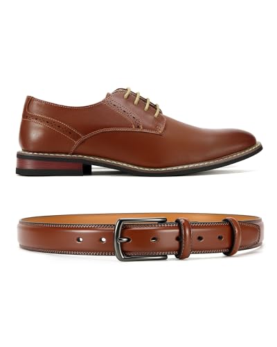 CHAOREN Mens Belts Leather for Gift Men - 1.25" Mens Dress Belts Casual for Jeans Shoes2