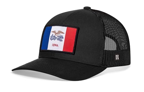 Image of HAKA State Flag Series Trucker Hat for Men & Women, Adjustable Baseball Hat, Golf Hat Snapback