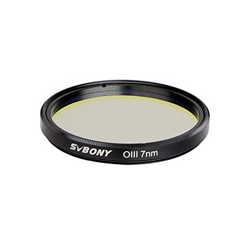 SVBONY Telescope Filter OIII Filter Narrowband Filters 2 inch OIII CCD 7nm Narrow Band Filter Eyepiece Night Sky Filter Light Pollution Filter for Deep Sky