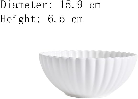 Embroidered White Ceramic Household Tableware Bowls Soup Rice