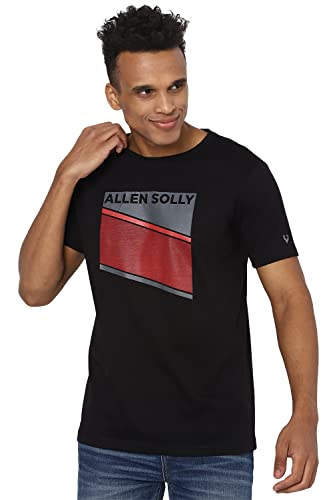 Image of Allen Solly Men's 100% Cotton Regular Fit T-Shirt