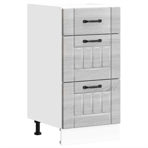 Armoire basse de rangement Lucca pour optimiser une petite cuisine - 4