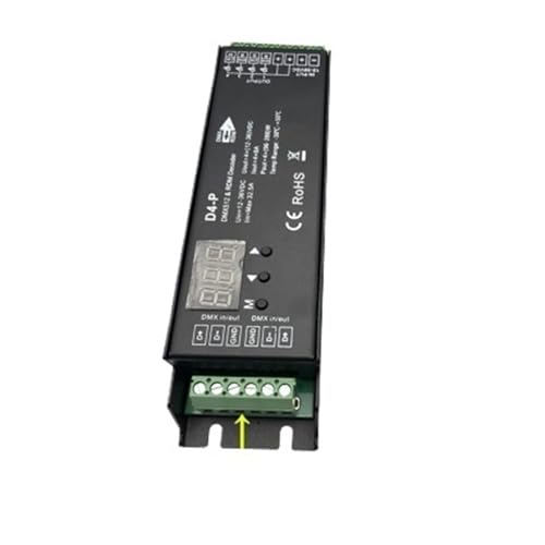 Gradation 4 canaux fluide via décodeur DMX512 pour ruban LED RGBW