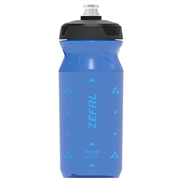 ZEFAL Sense Soft Borraccia Bici e MTB - Senza BPA - Borraccia Sportiva e Ciclismo Inodore e Leggera - 650ml, Azul Traslucido