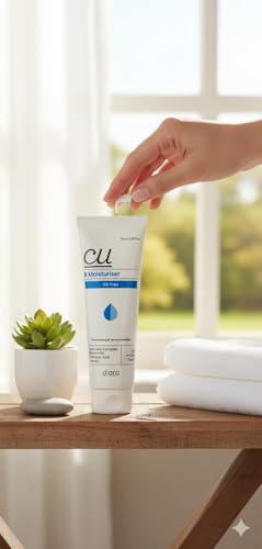 Image of CU Oil-Free Barrier Repair Moisturiser 75ml | Enriched With with Ceramides Complex, Niacinamide, Hyaluronic Acid & Vitamin E | Non-Comedogenic, Dermatologist Recommended | Daily Moisturizer for All Skin Types