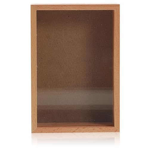 POPETPOP Alcancía de Madera Práctica y Compacta Marco de Fotos para Ahorrar Dinero en Casa, Adecuado como Obsequio Infantil o Decoración de Cafetería