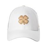 Black Clover Spring Luck Nugget S/M White Hat with Inca Gold HD Clover Patch