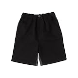 [コムサイズム] ドッキング ハーフパンツ 98-52PK15-205 ブラック×チャコール 130cm