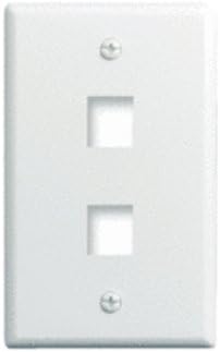 On-Q WP3402WH High Impact Flame Retardant Plastic, Single, White
