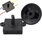 4 Position Rotary Switch, DC 12V 13A ABS 3-Speed Switch with Installation Hole for Heater Ceiling Oscillating Fan, Standard Size, 3 Speed