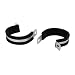 New Lon0167 34mm Dia Featured EPDM Rubber Lined reliable efficacy P Clips Cable Hose Pipe Clamps Holder 2pcs(id:fbd dd 12 2b7)