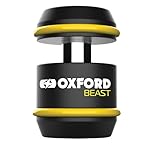 Oxford Beast Lock Padlock. Motorcycle Diamond Sold Secure. LK120, Black