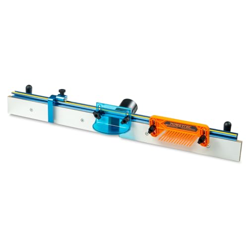 POWERTEC Router Table Fence System 3-1/2" Tall 32" Long, Rou...