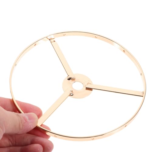 Soporte para pantalla de lámpara E27 de hierro oro francés para proyectos DIY de iluminación 4