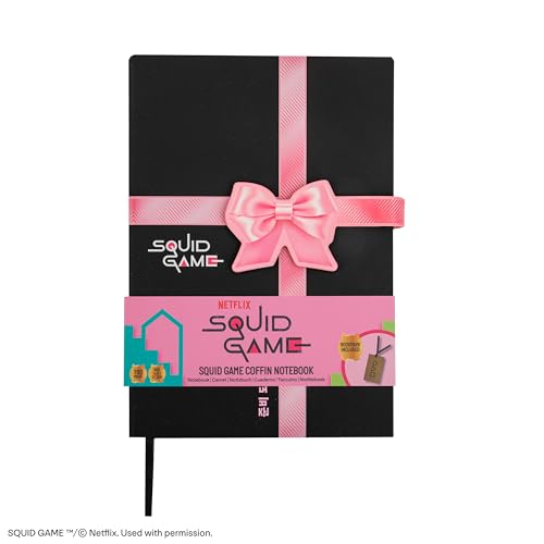 Carnet Squid Game cercueil cahier rigide collection série TV