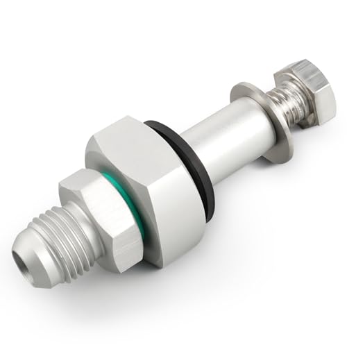 Bevinsee 6AN Universal Fuel Tank Return Line Fitting Bung Kit – Weldless 6061 Aluminum
