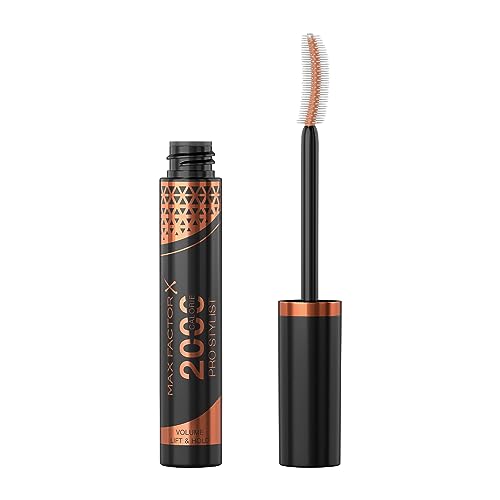 Max Factor 2000 Calorie Pro Stylist Mascara, Black Brown, 9ml, 9 ml (Pack of 1) - Image 2