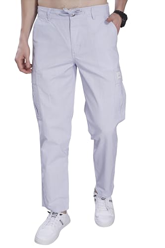 Image of DIVISIVE Men's Loose Fit Linen Blend Cotton Cargo Pants