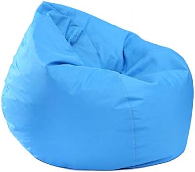IRRIS Waterproof Bean Bag Chair Large Storage Bean Bag Oxford Chair Cover for Kids, Teens and Adults Lounger Sack Material: Cloth. Machine Washable Removable Slip Cover.(Sky Blue)