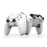 NBCP PS5 Pro/PS5 Slim/PS5 コントローラー対応 PC/Steam/Ps5/PS4 ワイヤレスコントローラー 自動連射 Bluetooth接続 マクロ機能 バックボタン デュアル振動 ジャイロセンサー機能 デュアルクリスタル 傷防止ボタン ヘッドフォンジャック ターボ連射 遅延なしPC対応