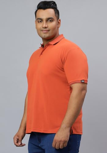 Image of Wear Your Opinion Men's Plus Size Tipped Polo Collar Neck Tshirt