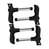 MUELODSIC Abridor de Agujeros para Pequeño 10,8x9x1,2 Cm de Acero Inoxidable, Perforadora Manual Ergonómica, Herramienta Segura para Abrir Agua de Fruta en Casa, Bares y Fiestas, Juego de 4