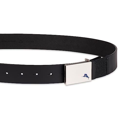 Tommy Bahama Men's Stretch Casual Plaque Buckle Belt3