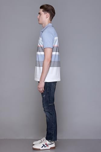 Image of SANE ORIGINALS Polo T-Shirt for Men with Pocket || Striped Polo for Men