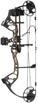 Bear Archery Royale Ready to Hunt Compound Bow Package for Adults and Youth, 12”- 27” Draw Length, 5-50 Lbs Draw Weight, Up to 290 FPS, Limbs Made in USA, Limited Life-Time Warranty