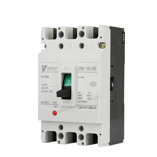 MCCB JYDM1-100L/3300 disjoncteur boîtier moulé 3P 80A 50Hz pour tableau