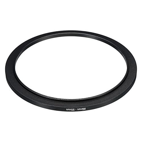 PATIKIL 86mm-95mm Metal Step Up Ring, Camera Lens Filter Adapter Ring Aluminum Filter Adapter Ring for Camera Lenses Hood Black - Image 3