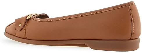 Aerosoles Women's BIA Ballet Flat, Tan Leather, 9 | Image 6