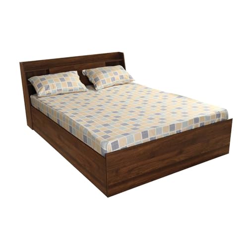 Image of Wakefit Wakefit Checkers 100% Cotton 200 TC Flat Bedsheet with 1 Pillow Cover