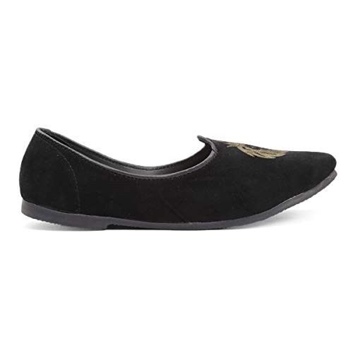 Image of YUVRATO BAXI Men's Suede Material Fashionable Casual Punjabi Jutti, Nagra and Mojari