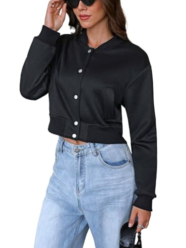 Slouchy Black Women's Casual Coat for Effortless Fall Vibes - X-Large Size