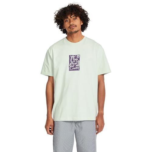 Volcom Flowatch Short Sleeve T-Shirt M pour homme en coton noir