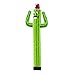 LookOurWay Air Dancers Wacky Waving Inflatable Tube Man Attachment - 6 Feet Tall Advertising Air Dancer Waving Man Inflatable Tube Guy - Blower Not Included - Cactus