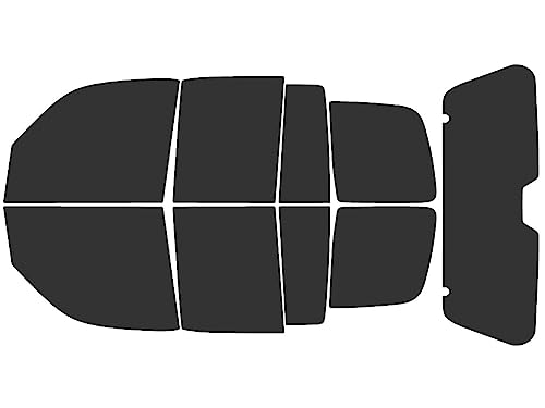 Rvinyl Window Tint Kit Compatible with Jeep Liberty 2002-2007 - Black 20% - Single Ply No Bubble Film - Do it Yourself Vehicle Complete Precut Kit