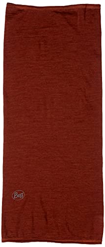 [バフ] ネックウォーマー 多機能ヘッドウェア ネックカバー Merino Lightweight 保温 メリノウール100% 使い方10通り以上 [日本正規品] SOLID SIENNA free size