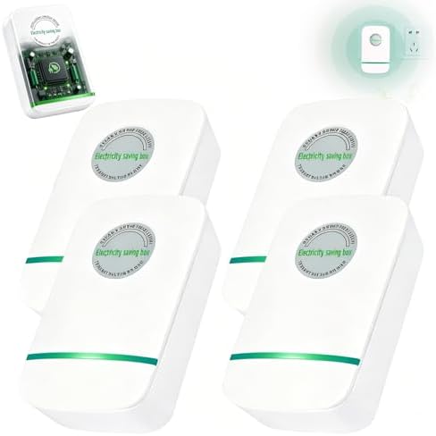 Electricity Saving Box 4 Pack, Outlet Device, Electrical Power Ac...