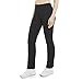Energy Zone Women's Cotton Stretch Pocket Yoga Pants, Deep Black, X-Large